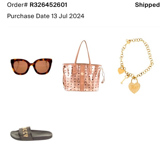 MCM Metallic Visetos Reversible Tote W/ Smaller  Pouch Included ✨AUTHENTIC✨ - Picture 13 of 13